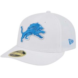 Detroit Lions New Era Fitted Hat 7/12